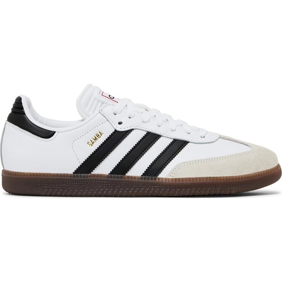 adidas Other - Adidas Samba Indoor Mens Size 13 White Black Sneakers IH6001 NEW